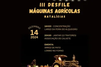 Evento - III Desfile de Máquinas Agrícolas de Alqueidão - Alqueidão | Junta de Freguesia de Alqueidão - 14 de dezembro de 2024 das 16:00 as 23:00