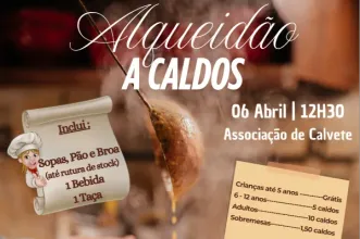 Evento - Alqueidão a Caldos - Alqueidão | Junta de Freguesia de Alqueidão - 6 de abril de 2025