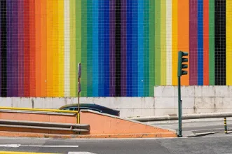 Local - Revestimento azulejar do Viaduto da Avenida Infante Santo - Estrela| Lisboa| Área Metropolitana de Lisboa| Portugal