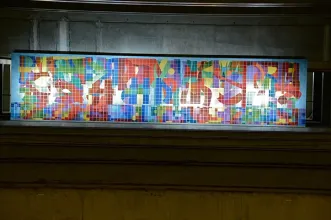 Local - Azulejos na Estação de Metro do Terreiro do Paço - Santa Maria Maior| Lisboa| Área Metropolitana de Lisboa