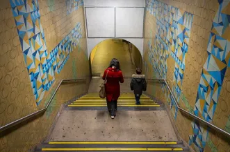 Point of Interest - Azulejos na Estação de Metro da Avenida - Santo António| Lisboa| Área Metropolitana de Lisboa