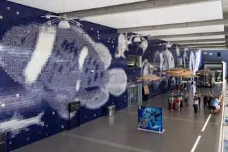 Local - Painel de azulejos do Oceanário (Antigo Pavilhão dos Oceanos) - Parque das Nações| Lisboa| Área Metropolitana de Lisboa