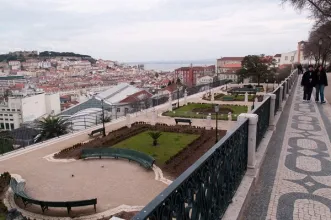 Local - Jardim de São Pedro de Alcântara / Jardim António Nobre - Misericórdia| Lisboa| Área Metropolitana de Lisboa| Portugal