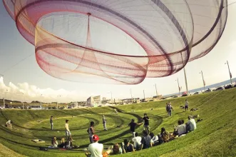 Local - "She Changes" (Anémona) de Janet Echelman   - Matosinhos | Matosinhos| Área Metropolitana do Porto