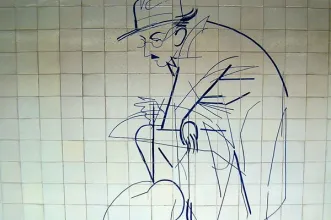 Local - Azulejos na Estação de Metro do Alto dos Moinhos - São Domingos de Benfica| Lisboa| Área Metropolitana de Lisboa