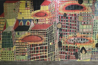 Local - Azulejos na Estação de Metro do Oriente - Parque das Nações| Lisboa| Área Metropolitana de Lisboa