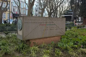 Local - Memorial evocativo do Prof. António Augusto Ferreira de Macedo - Campo de Ourique| Lisboa| Área Metropolitana de Lisboa