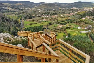 Rota - Passadiços do Cerro da  Candosa - Candosa - Vila Nova do Ceira| Góis| Região de Coimbra| Portugal