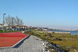Rota - Ciclovia do Passeio Ribeirinho – Percurso de Amora Poente  - Amora| Seixal| Área Metropolitana de Lisboa| Portugal