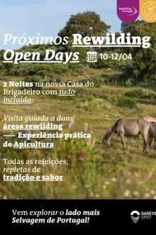 Evento - Rewilding Open Days: 10-12 Abril - Almeida| Beiras e Serra da Estrela| Portugal - De 10, abr 2026 a 12, abr 2026