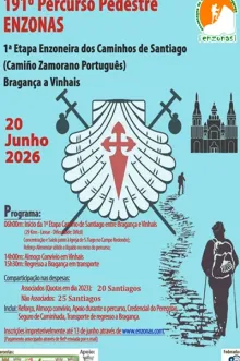 Evento - 191º PERCURSO PEDESTRE ENZONAS - Bragança| Terras de Trás-os-Montes| Portugal - 20, jun 2026