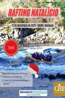 Événement - Rafting Natalício - Melgaço WhiteWater - Melgaço| Alto Minho| Portugal - 13, déc. 2025
