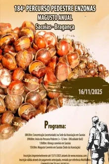Evento - 184º PERCURSO PEDESTRE ENZONAS - MAGUSTO ANUAL - Bragança| Terras de Trás-os-Montes| Portugal - 16, nov 2025